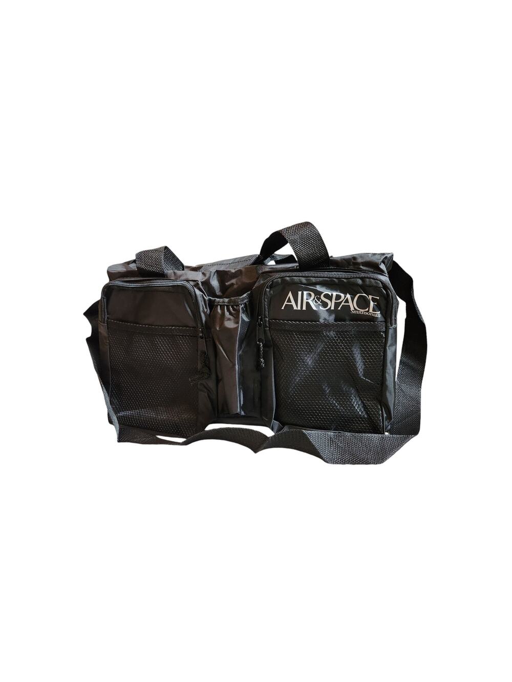 Smithsonian Air & Space duffel bag vintage black